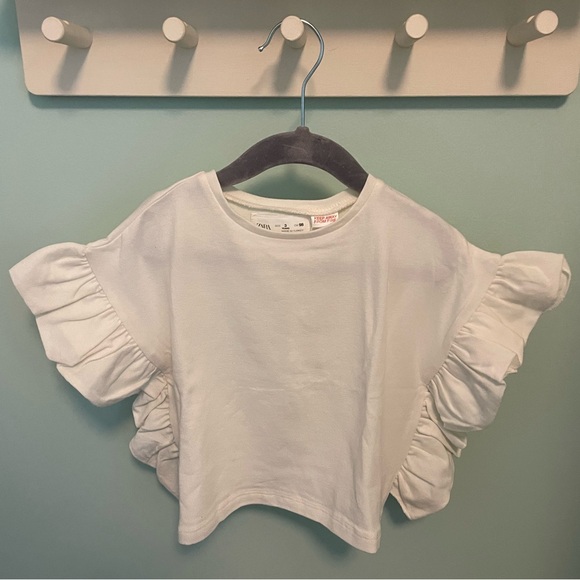 ZARA RUFFLED TOP - Picture 5 of 10